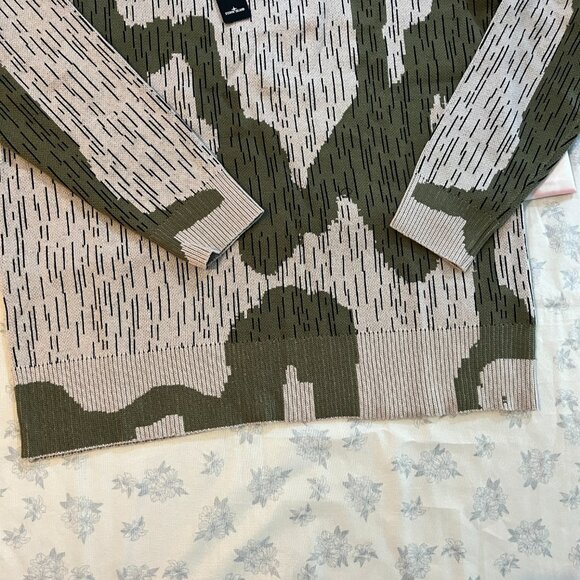 Stone Island Camouflage Jacquard Knit Sweater - Picture 4 of 7